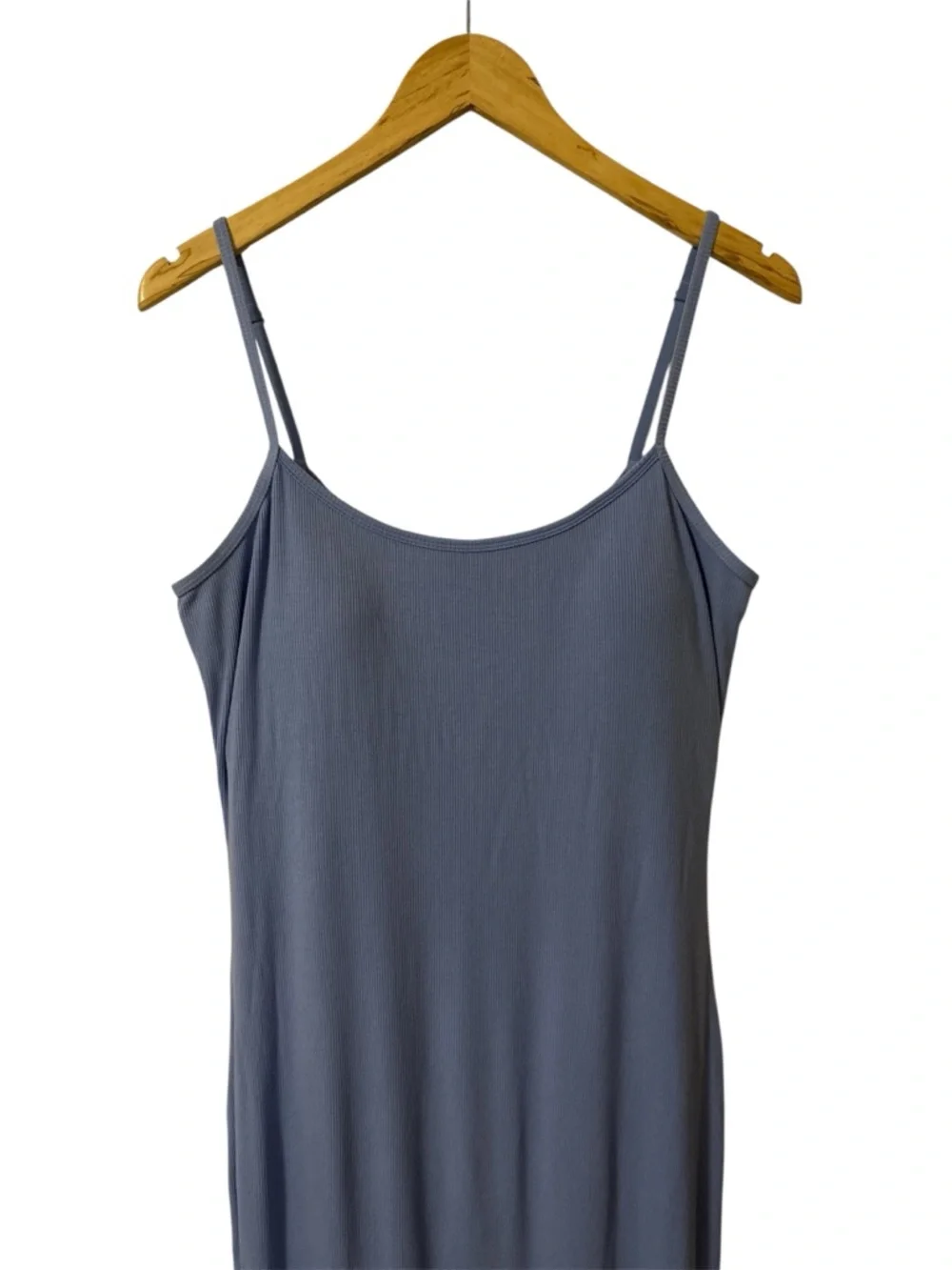 Popilush Shapewear Modal Slimming Maxi Slip Dress Sz XXL Light Blue- Periwinkle